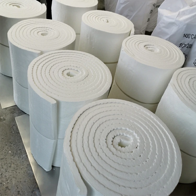 thumbnail image 2 of Ceramic Fiber Blanket – 2400°F, 8# Density, 1/2" X 24" X 12.5' – High Temp Insulation, Simond Store 2 of 4